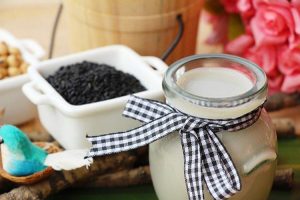 black sesame milk